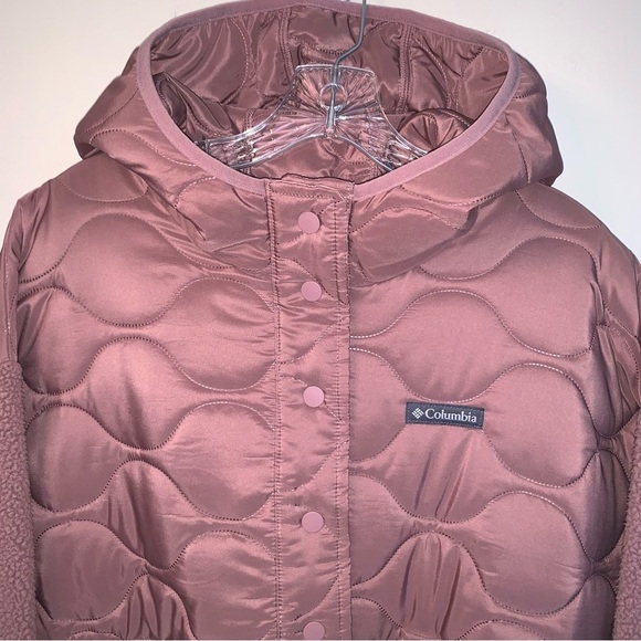 Columbia Cloud Point™ Hooded Hybrid Fleece Fig XL - Picture 6 of 16